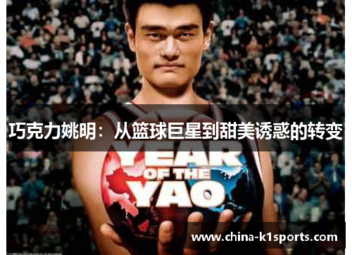 巧克力姚明：从篮球巨星到甜美诱惑的转变